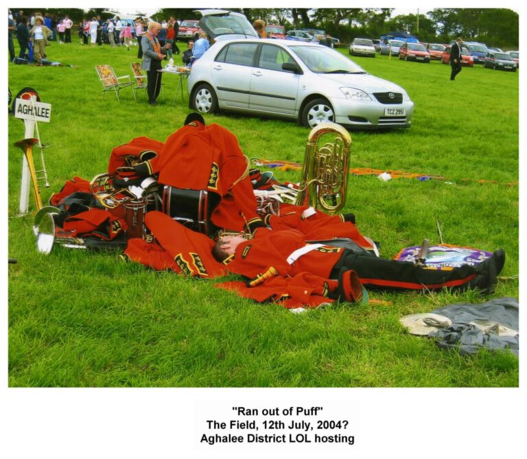 "Ran out of Puff", The Field, 12th July 2004? Aghalee District LOL hosting